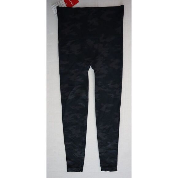 Spanx FL3515 Sz S (2-4) Black Camo Look at Me Now High-Waisted Seamless Leggings - Picture 2 of 11